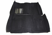 Matta Mustang 71-73 CV svart nylon