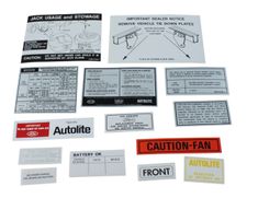 Dekalsats Mustang 1969 14 delar
