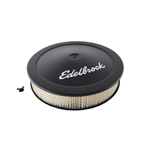 Luftrenare V8 svart, Edelbrock 14"
