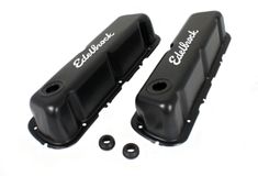 Ventilkåpa Edelbrock svart
