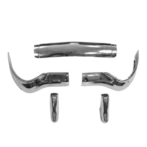 Stötfångare Chevrolet 55 bak sedan (set/5 inkl.horn)