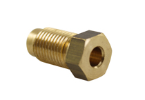Nippel Bromsrör hane F mässing 3/8" -24