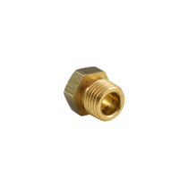 Nippel bromsrör 7/16"-24  Hane 1/4" rör