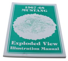 Katalog sprängskiss Mustang 67-68