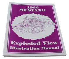 Katalog sprängskiss Mustang 1966