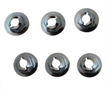 Plåtmutter 1/4" set/6