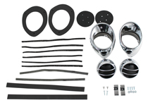 Ventilation set krom Camaro 67-68