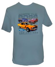 T-shirt "Who's The Boss" Grå Man M