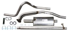 Avgassystem Amazon Sedan 2" Sport 1967-70 rostfritt
