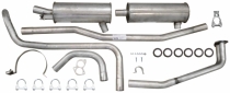 Avgassystem 140 67-73 rostfritt B18/B20ABD B20E