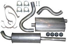 Avgassystem 740/745 GL/GLE/GLT 8v 88-90 rostfritt