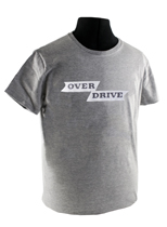 T-shirt grå overdrive emblem