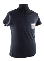 T-Shirt dam svart 544 emblem