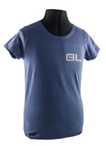 T-shirt dam blå GL emblem
