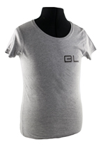 T-shirt dam grå GL emblem