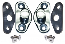 Låsbleck Dörr Mustang B-stolpe 67-70 Rostfritt