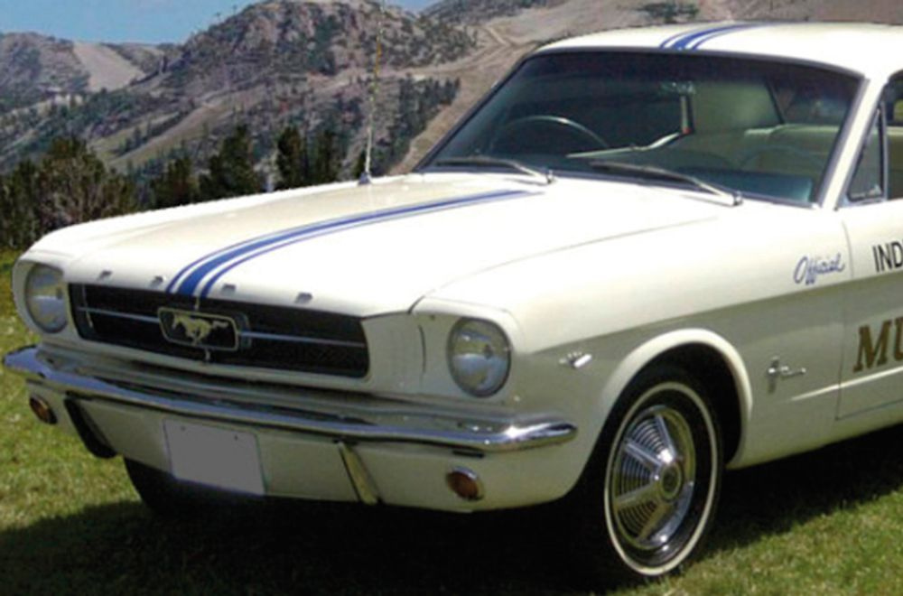 Stripesats Ford Competition blå