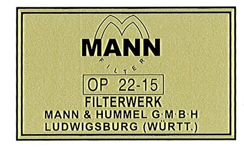 Dekal Oljefilter B4B