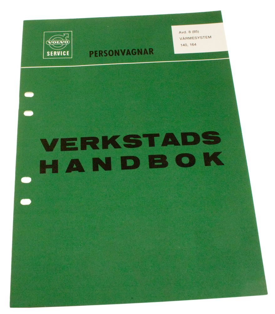 Verkstadsbok Värmesystem 140/164 Svenska