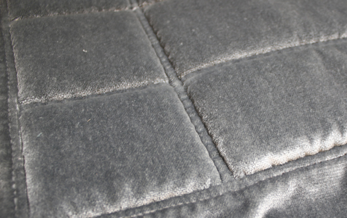 Klädsel Baksits 240 -78 grå plysch