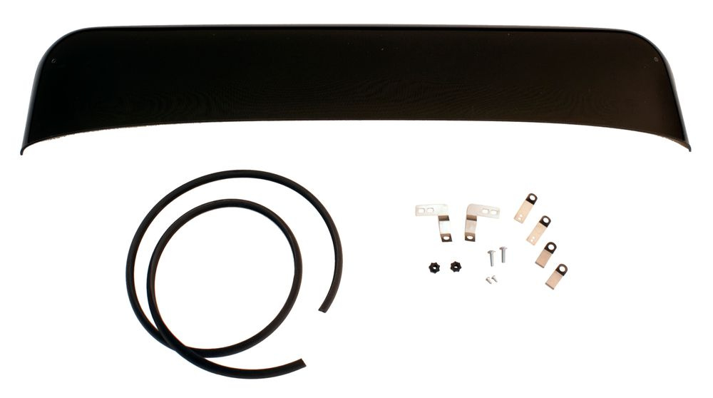 Vindavvisare taklucka  4mm röktonat akrylglas