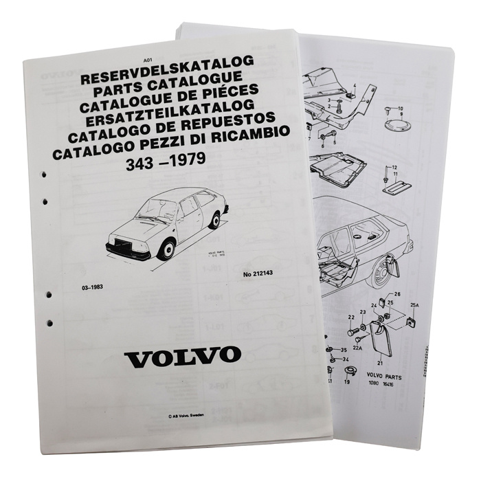 Reservdelskatalog 343-1979
