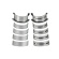Ramlagersats B200/B230/B234 0,25mm 88- Ramlagersats B200/B230/B234 0,25mm 88-