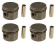 Kolvsats (4 st) med ringar B19/B20 1974- 0,015 Kolvsats (4 st) med ringar B19/B20 1974- 0,015
