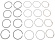 Kolvringsats B230A/E/F/K/B234 85-98 standard Kolvringsats B230A/E/F/K/B234 85-98 standard