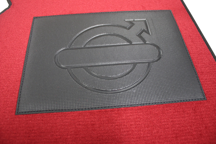 Mattsats Duett 210 röd textil