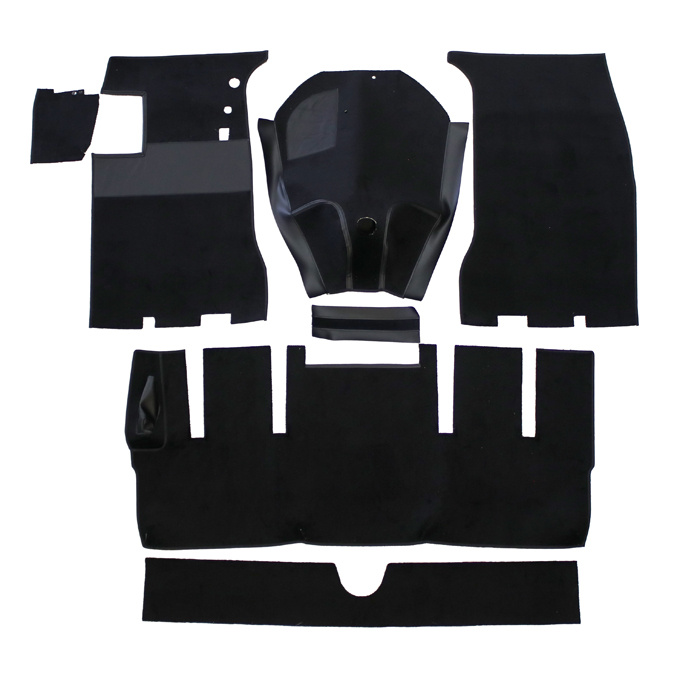 Mattsats 1800 1963 svart textil ch 6001-8000