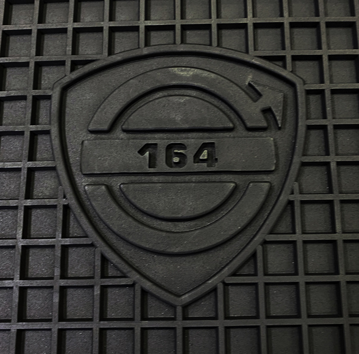 Mattsats Tillbehör 164 1972 svart gummi