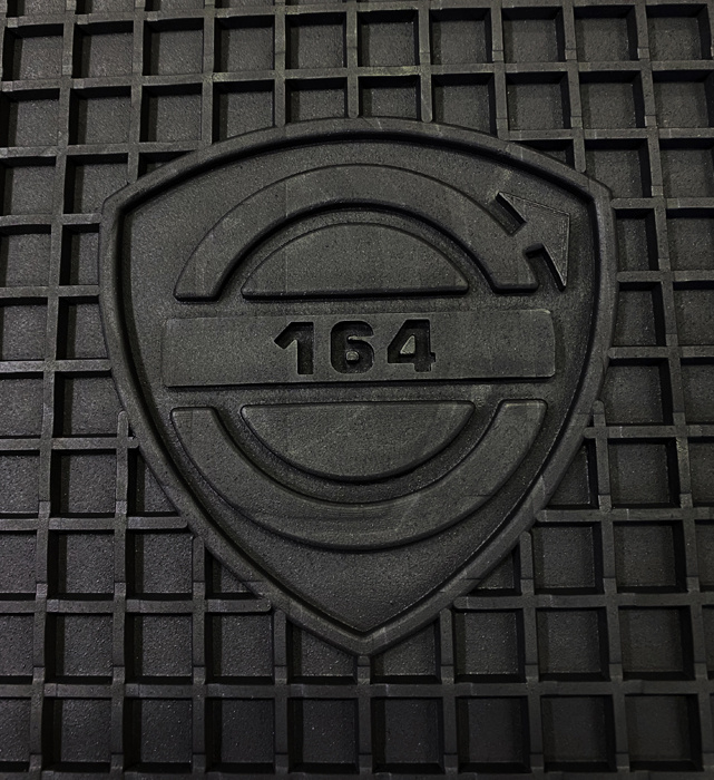 Mattsats Tillbehör 164 1973-74 svart gummi