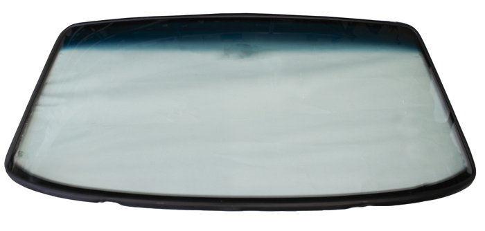 Vindruta 240 91- grön/blå överkant