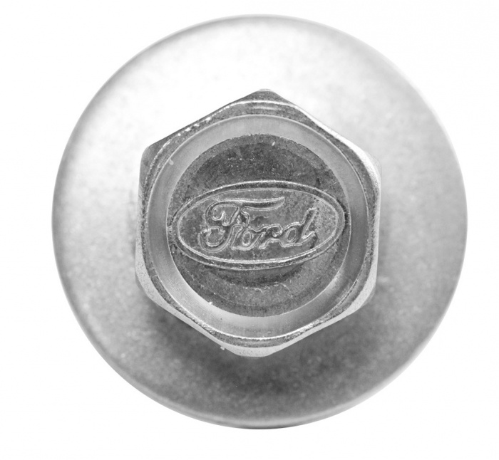 Skruvsats framskärm 5/16x18 FORD logo ROSTFRI