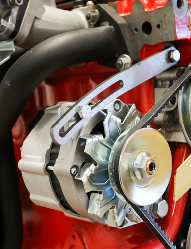 Generator 12V växelström inbyggt relä 55A