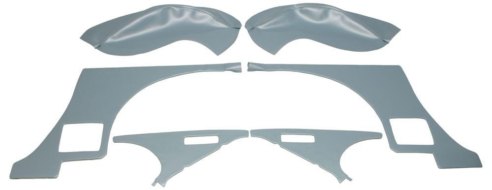 Sido/ CD-panel/hjulhus 1800E72 ljusblå