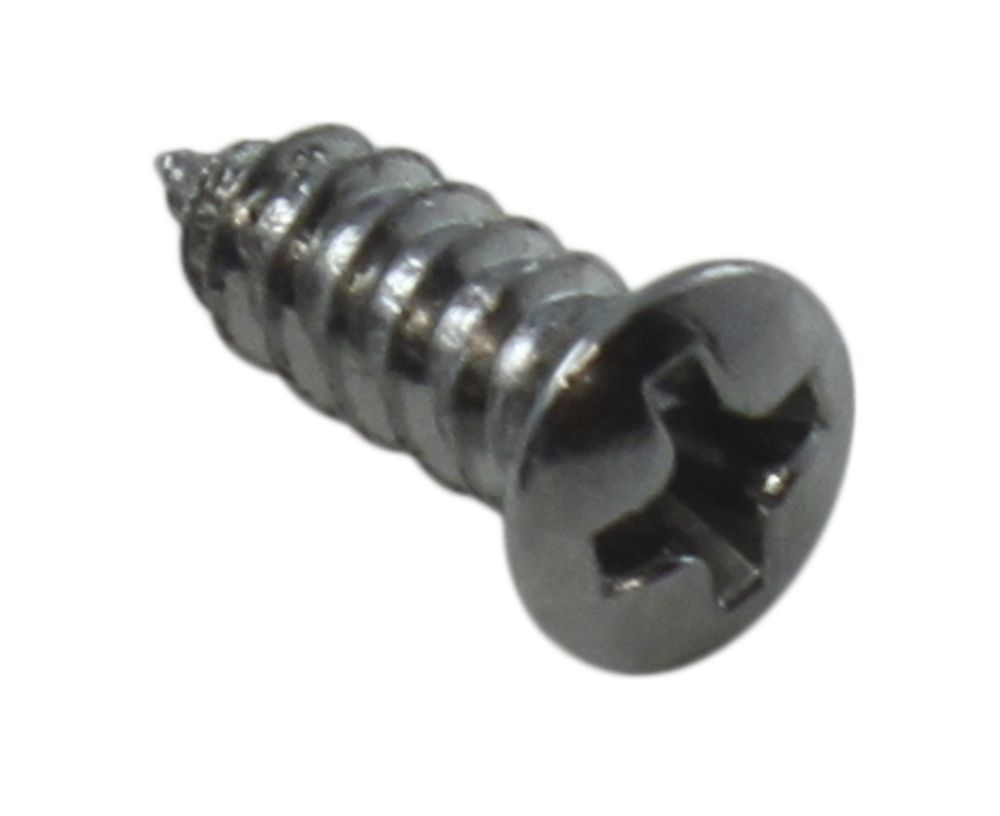 Skruv #6 8 x ½ Kullerförsänkt Phillips Kromad