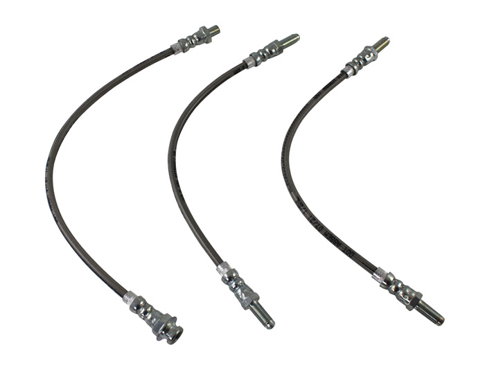 Bromsslangssats Amazon 65-70 metallomspunna