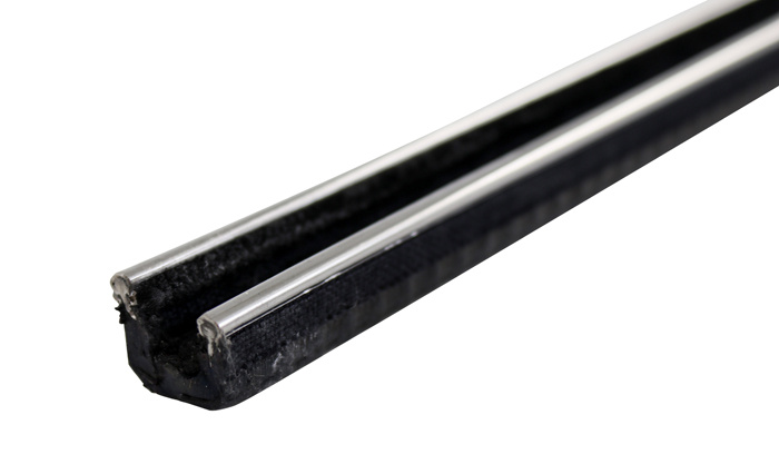 Styrlist Amazon 2/4d bakre övre med kromkant