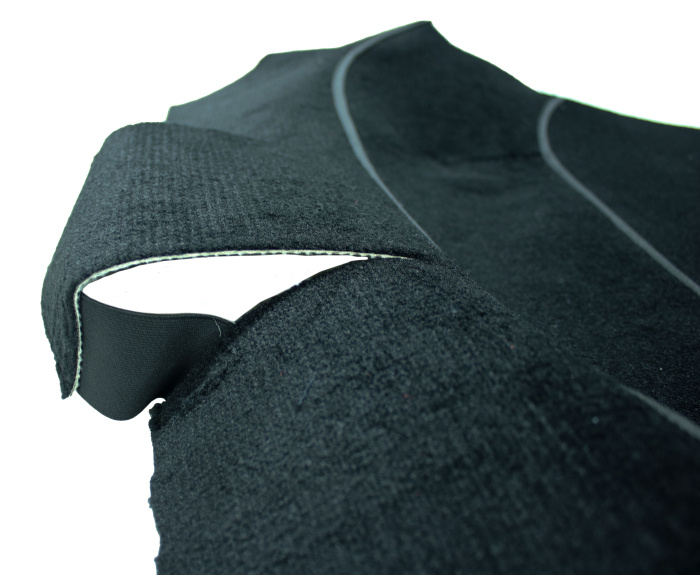 Matta Bagage PV 57-66 svart textil