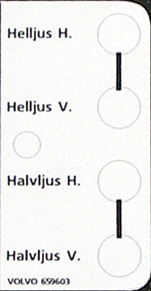 Dekal Säkringsdosa 6V papper