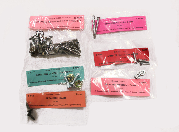 Monteringssats Inredning Mustang 65-66 FB std