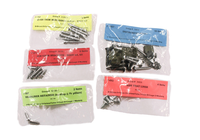 Monteringssats Inredning Mustang 65-66 FB std