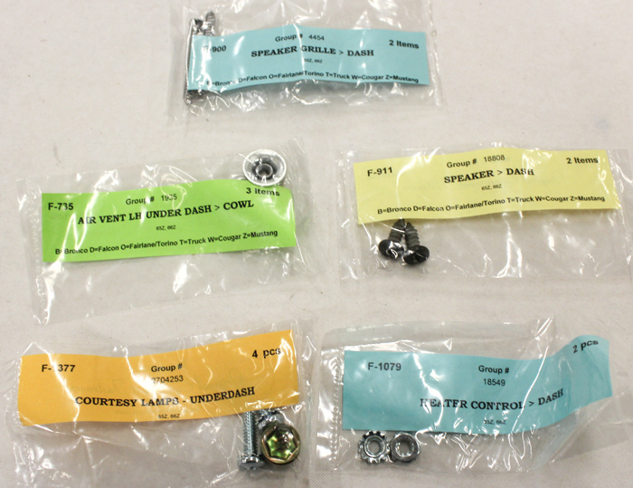 Monteringssats Inredning Mustang 65-66 CV STD