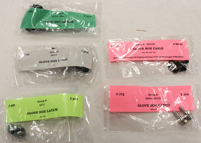 Monteringssats Inredning Mustang 65-66 CV STD