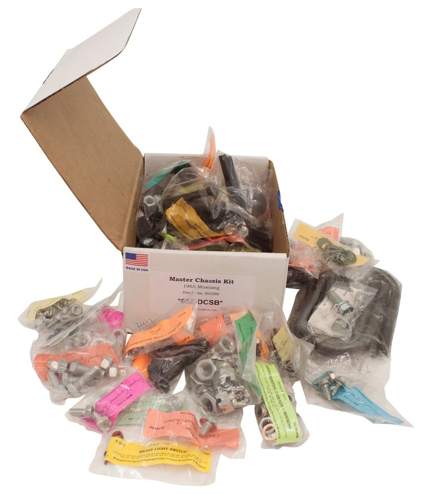 Skruvsats Chassi Mustang skivbromsar 65 V8