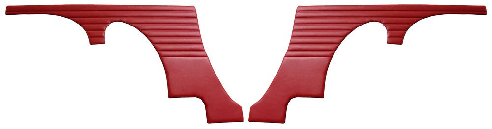 Paneler Bakre sida P1800 61-62 röd