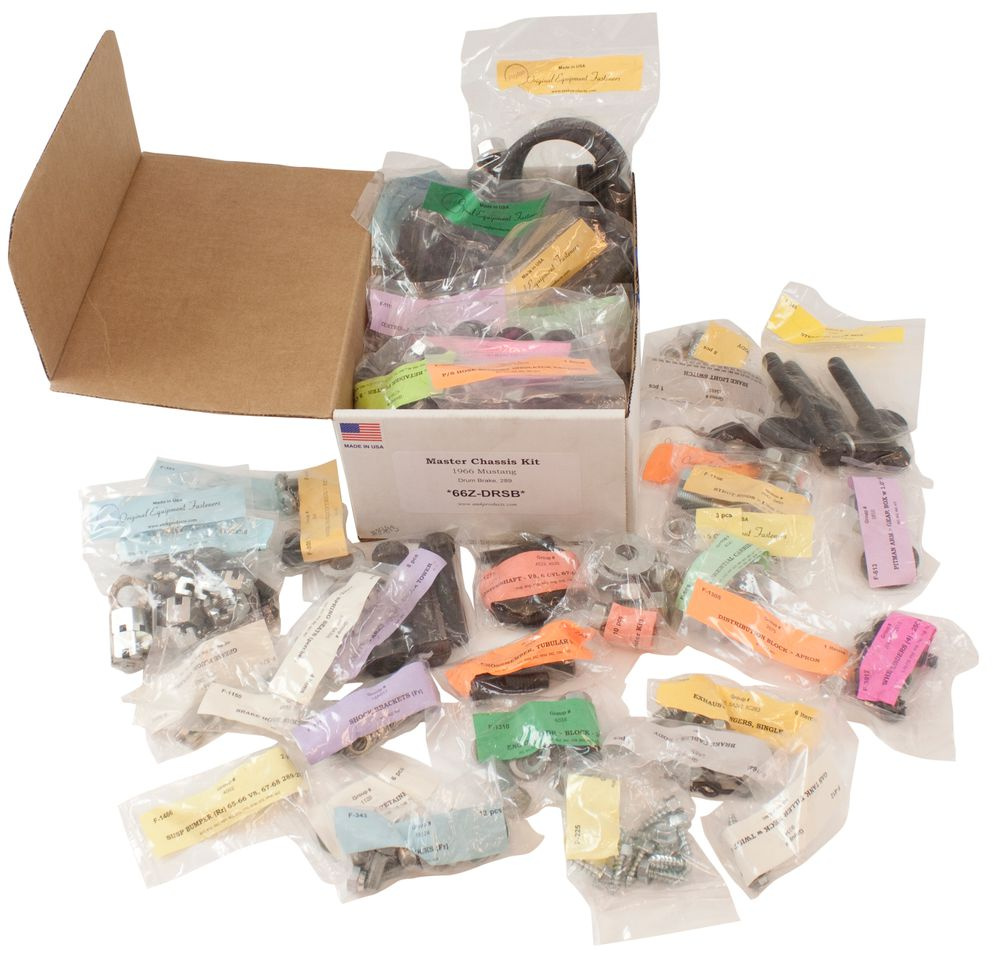 Skruvsats Chassi 66 Mustang Trumbroms 289
