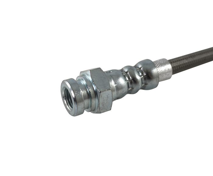 Bromsslang Amazon 62-65 med skivbroms fram - metallomspunnen